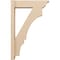 Ekena Millwork 6-in W x 22-in D x 34-in H Balboa Trad Rough Cedar Woodgrain TimberThane Outlooker, Primed Tan OUTUR060X22X34BOA04RCPR - alternate 2